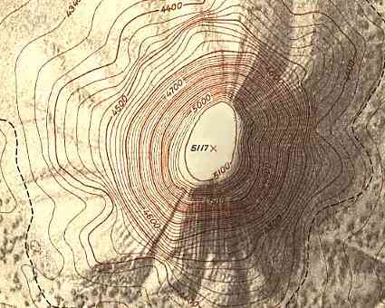 Valley Contour Map