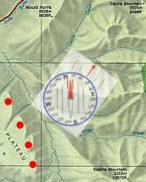 triangulation using map and compass